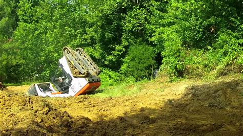 how to make a bobcat skid steer roll|will skid steer roll.